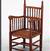 Armchair, banister back